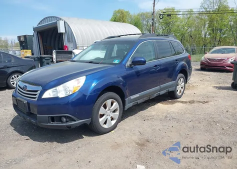 2011 Subaru Outback 2.5I Premium from USA, damaged, VIN 4S4BRBCCXB3386519